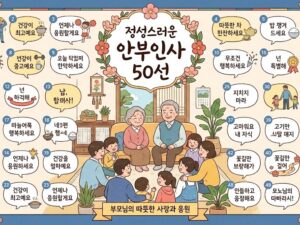 정성스러운 안부인사 50선
