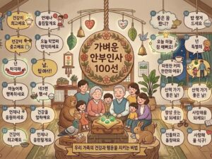 가벼운 안부인사 100선