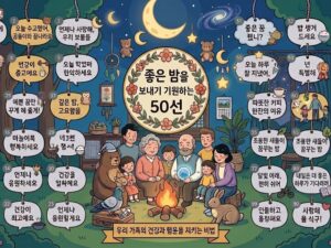 좋은 밤을 보내기 기원하는 50선